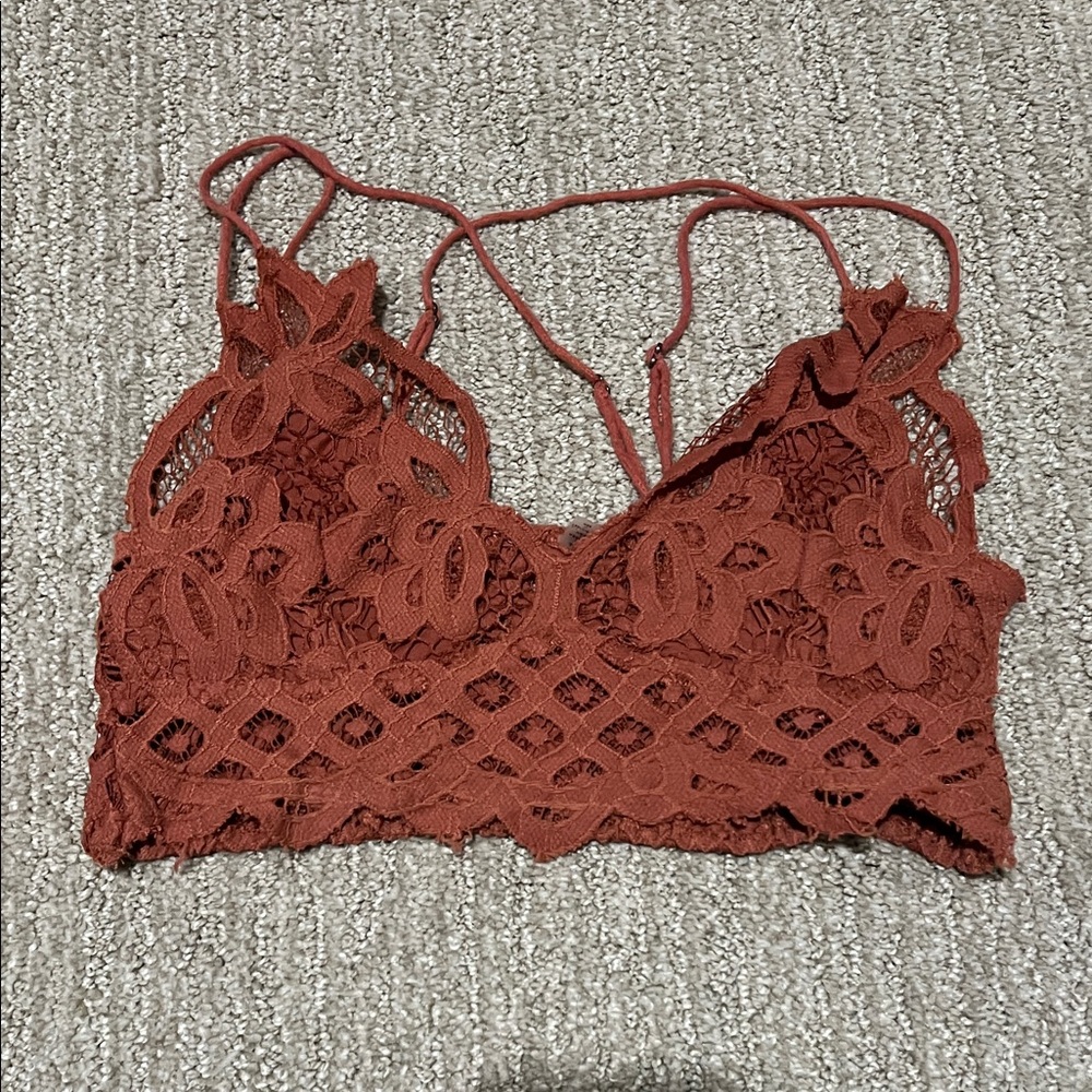 Rust Lace Bralette